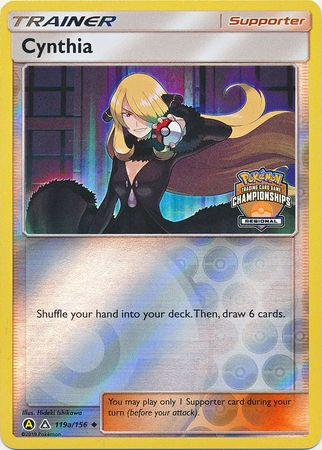 Cynthia (119a/156) (Regional Championship Promo) [Sun & Moon: Ultra Prism] - Waypoint Games CA
