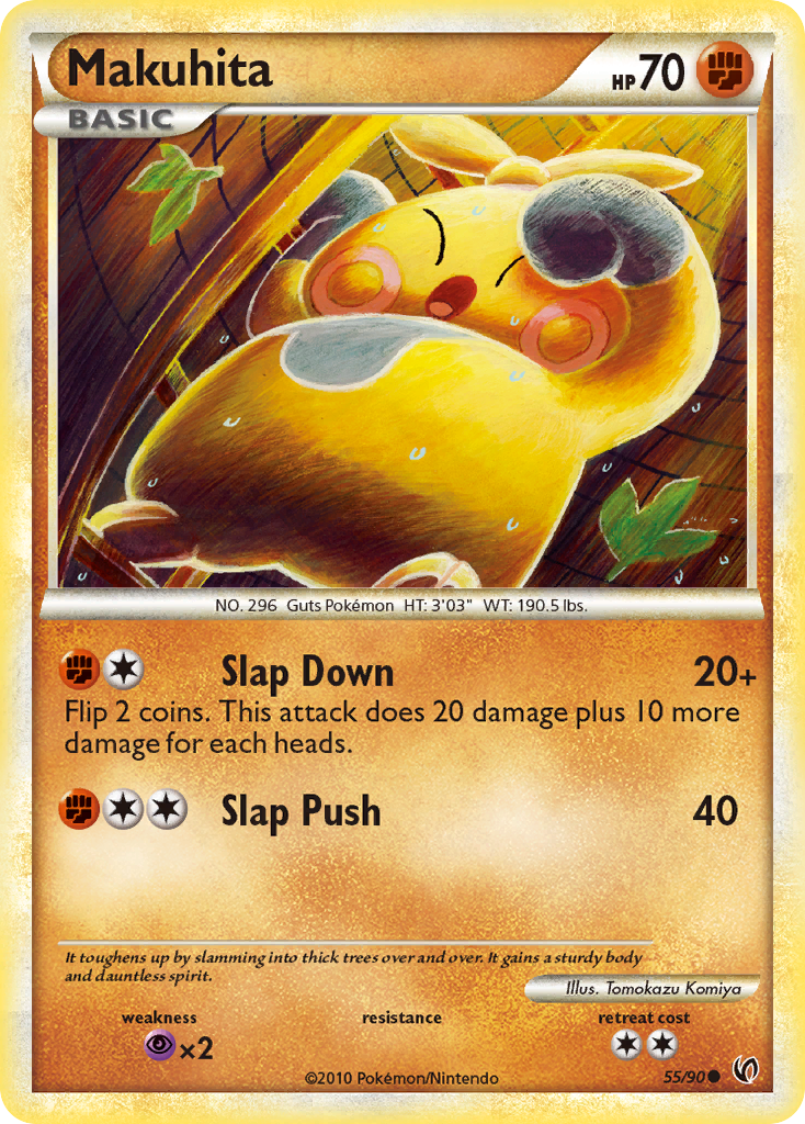 Makuhita (55/90) [HeartGold & SoulSilver: Undaunted] - Waypoint Games CA