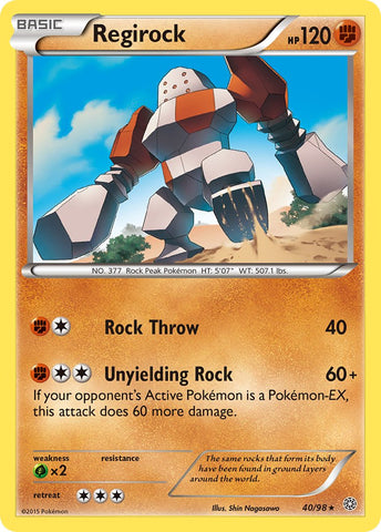 Regirock (40/98) (Theme Deck Exclusive) [XY: Ancient Origins] - Waypoint Games CA