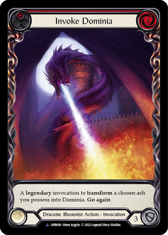 Invoke Dominia // Dominia (Marvel) [UPR008] (Uprising)  Cold Foil - Waypoint Games CA