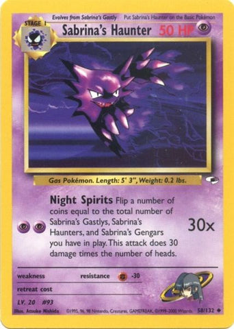 Sabrina's Haunter (58/132) [Gym Heroes Unlimited] - Waypoint Games CA