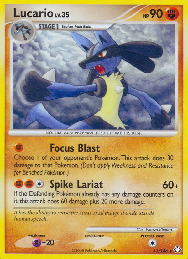 Lucario (61/146) [Diamond & Pearl: Legends Awakened] - Waypoint Games CA