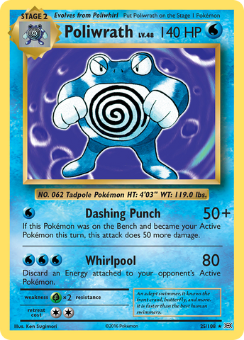 Poliwrath (25/108) [XY: Evolutions] - Waypoint Games CA