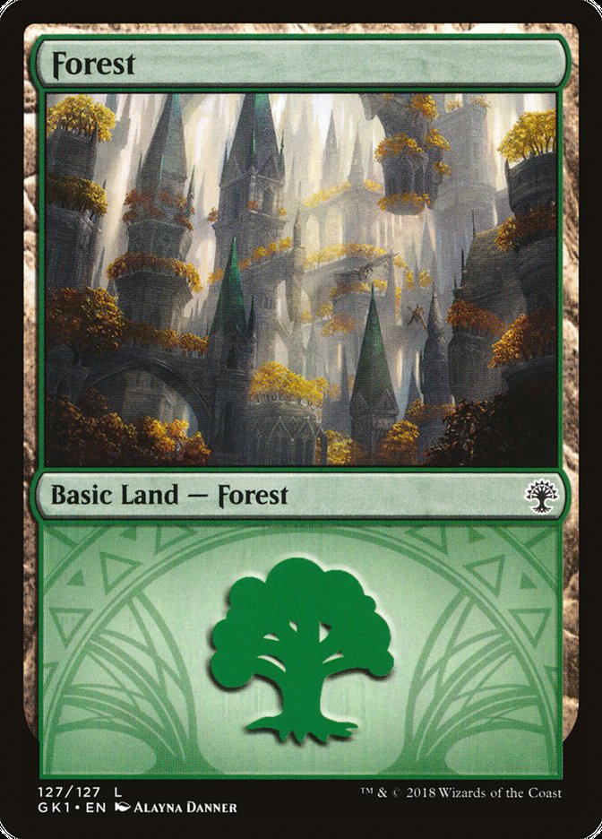 Forest (127) [Guilds of Ravnica Guild Kit]