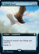 Winged Boots (Extended Art) [Dungeons & Dragons: Adventures in the Forgotten Realms Commander] - Waypoint Games CA