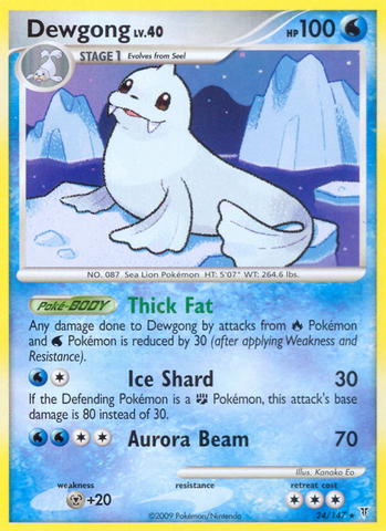 Dewgong (24/147) [Platinum: Supreme Victors] - Waypoint Games CA
