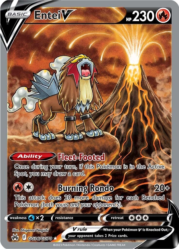 Entei V (GG36/GG70) [Sword & Shield: Crown Zenith] - Waypoint Games CA