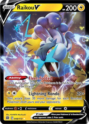 Raikou V (048/172) [Sword & Shield: Brilliant Stars] - Waypoint Games CA