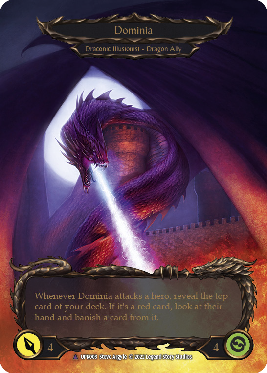 Invoke Dominia // Dominia (Marvel) [UPR008] (Uprising)  Cold Foil - Waypoint Games CA
