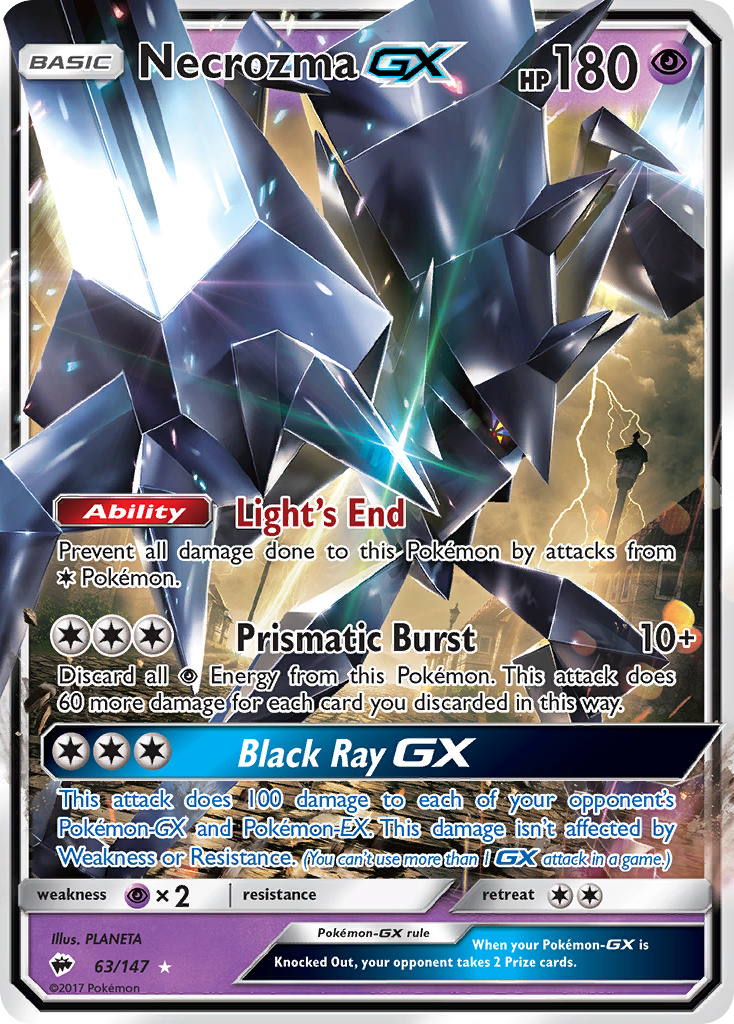 Necrozma GX (63/147) [Sun & Moon: Burning Shadows] - Waypoint Games CA
