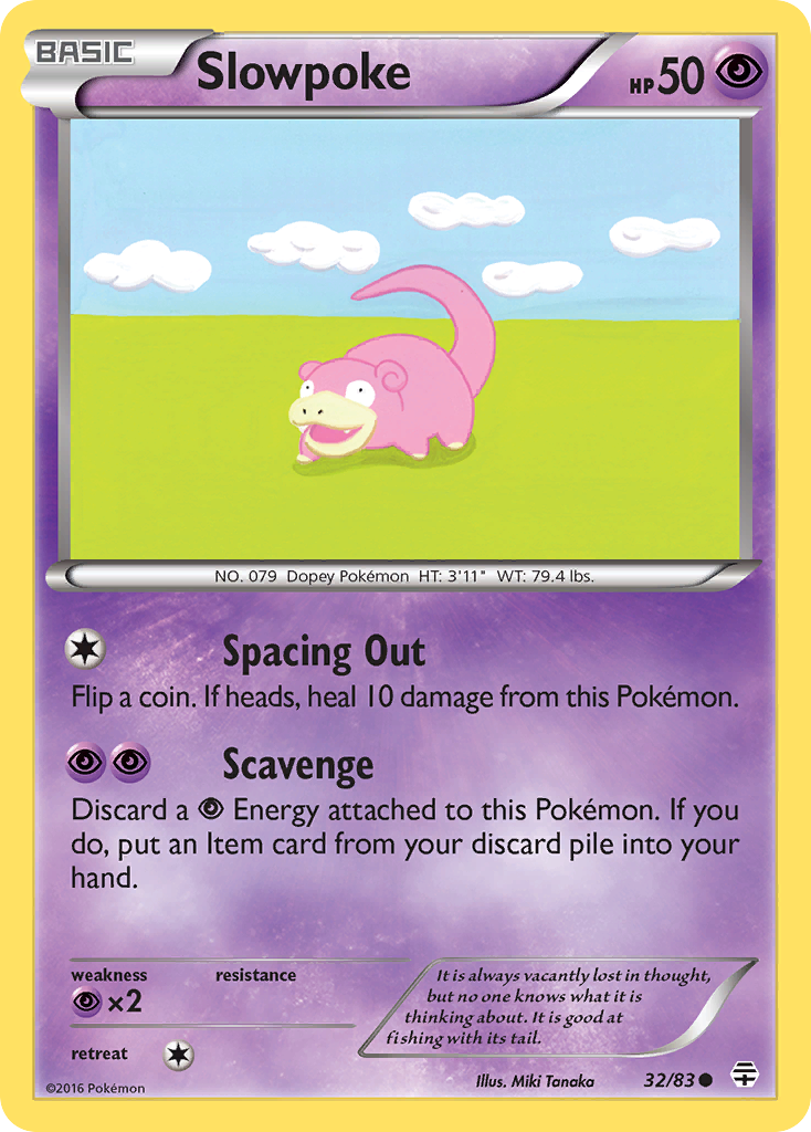 Slowpoke (32/83) [XY: Generations] - Waypoint Games CA