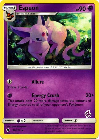 Espeon (89/214) (Mewtwo Deck) [Battle Academy 2020] - Waypoint Games CA