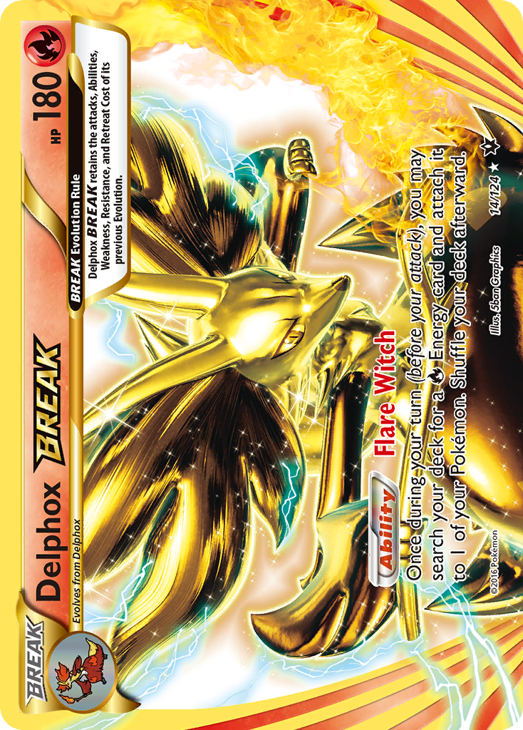 Delphox BREAK (14/124) [XY: Fates Collide] - Waypoint Games CA