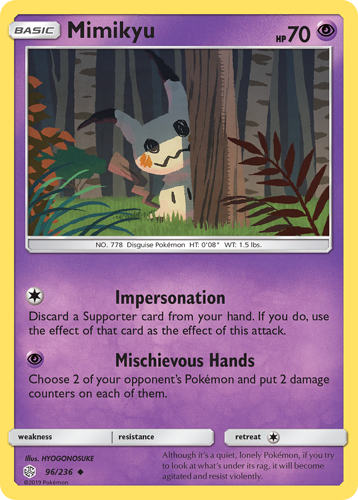 Mimikyu (96/236) [Sun & Moon: Cosmic Eclipse] - Waypoint Games CA