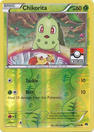 Chikorita (1/122) (League Promo) [XY: BREAKpoint] - Waypoint Games CA