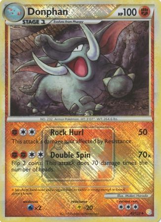 Donphan (40/123) (League Promo) [HeartGold & SoulSilver: Base Set] - Waypoint Games CA