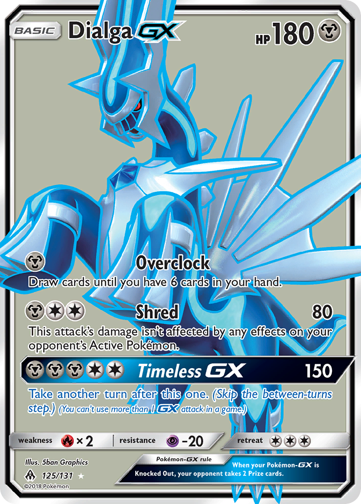 Dialga GX (125/131) [Sun & Moon: Forbidden Light] - Waypoint Games CA