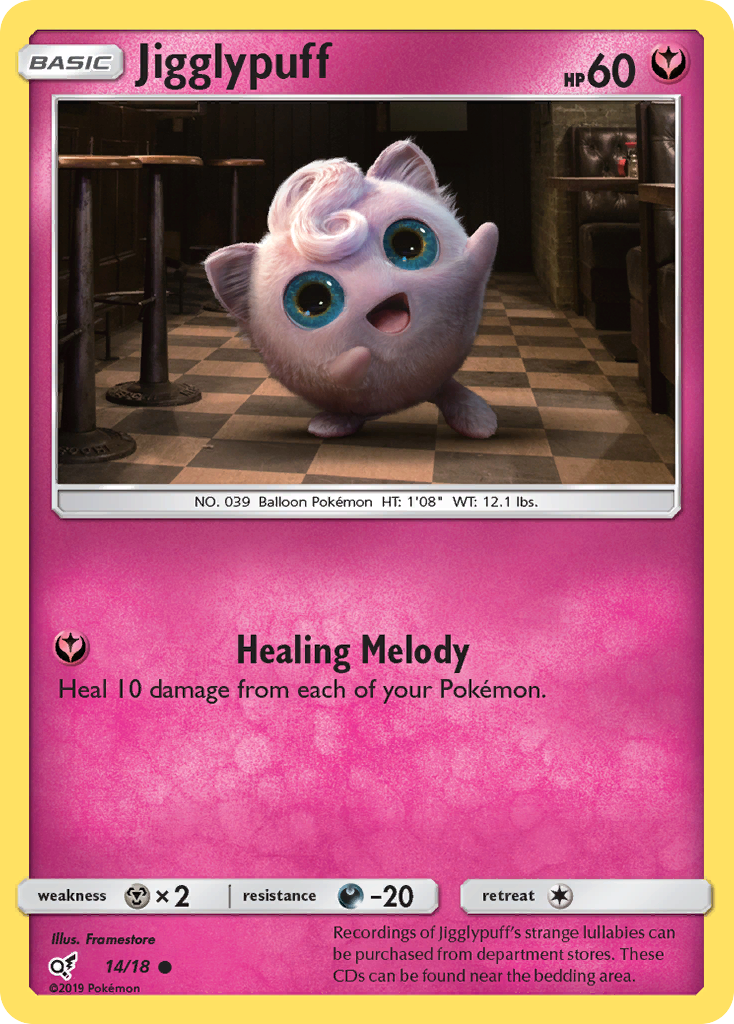 Jigglypuff (14/18) [Sun & Moon: Detective Pikachu] - Waypoint Games CA