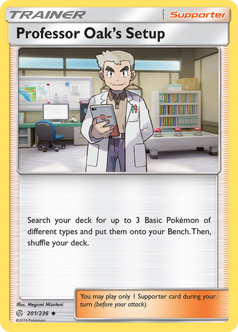 Professor Oak's Setup (201/236) [Sun & Moon: Cosmic Eclipse] - Waypoint Games CA