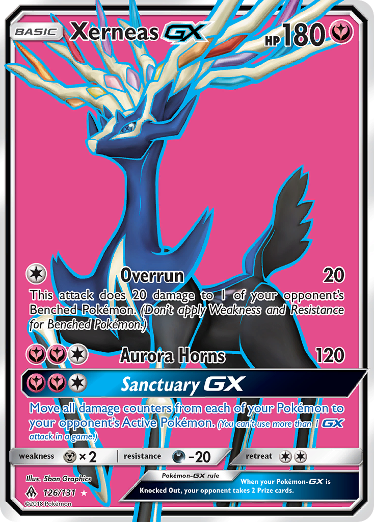 Xerneas GX (126/131) [Sun & Moon: Forbidden Light] - Waypoint Games CA