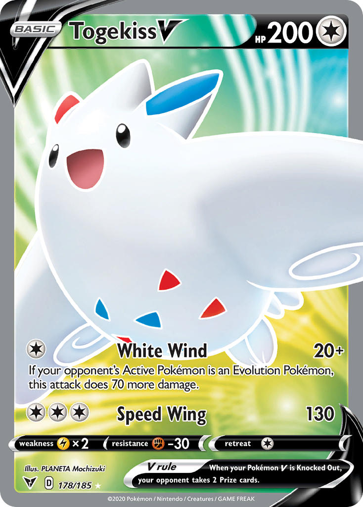 Togekiss V (178/185) [Sword & Shield: Vivid Voltage] - Waypoint Games CA