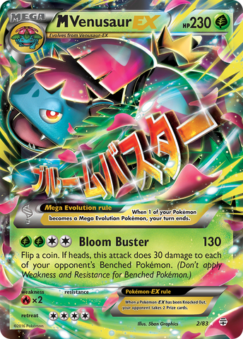 M Venusaur EX (2/83) [XY: Generations] - Waypoint Games CA