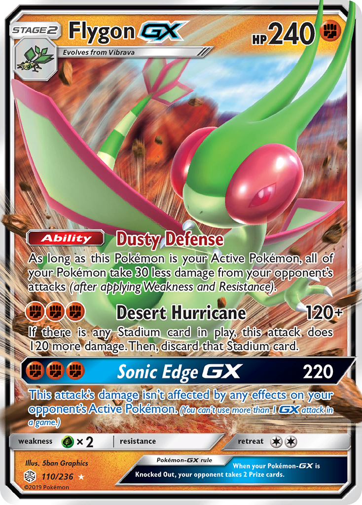 Flygon GX (110/236) [Sun & Moon: Cosmic Eclipse] - Waypoint Games CA
