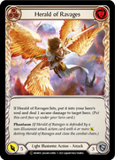 Herald of Ravages (Blue) [U-MON019-RF] (Monarch Unlimited)  Unlimited Rainbow Foil - Waypoint Games CA