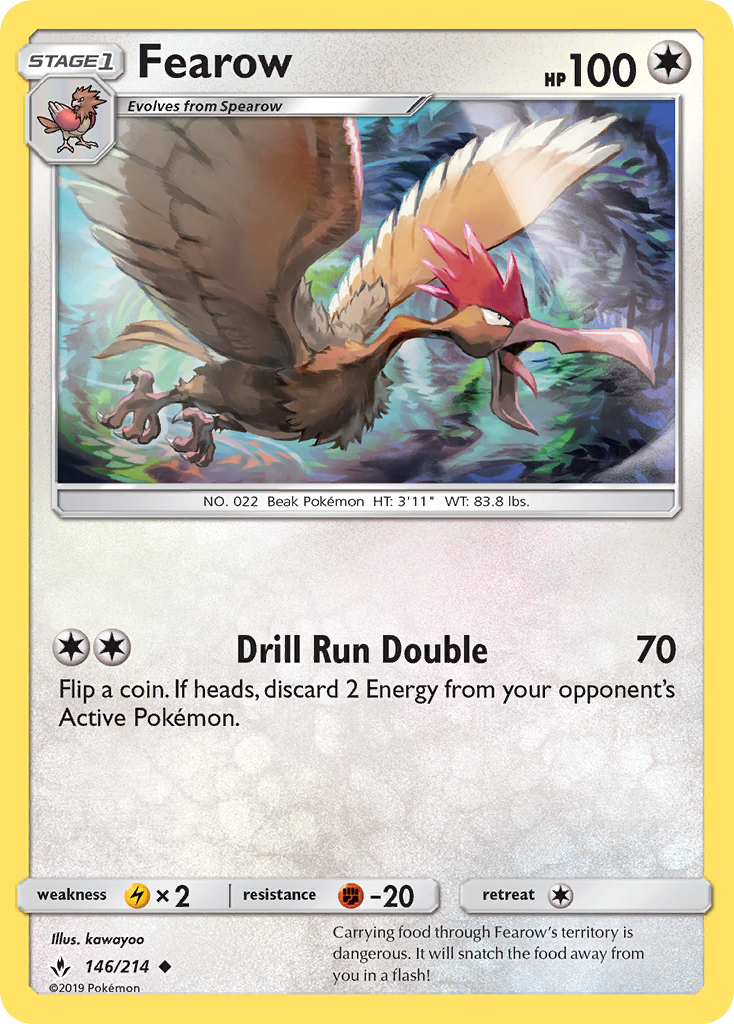 Fearow (146/214) [Sun & Moon: Unbroken Bonds] - Waypoint Games CA