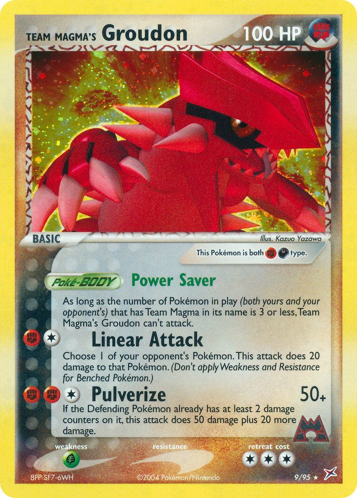 Team Magma's Groudon (9/95) (Theme Deck Exclusive) [EX: Team Magma vs Team Aqua] - Waypoint Games CA