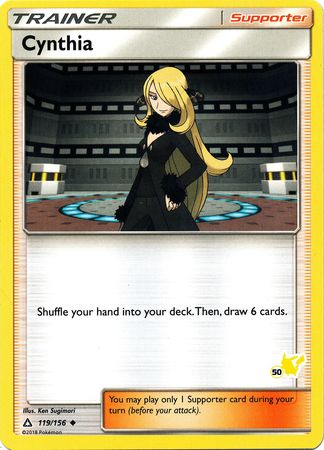 Cynthia (119/156) (Pikachu Stamp #50) [Battle Academy 2020] - Waypoint Games CA