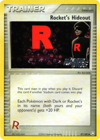 Rocket's Hideout (87/109) (Stamped) [EX: Team Rocket Returns] - Waypoint Games CA