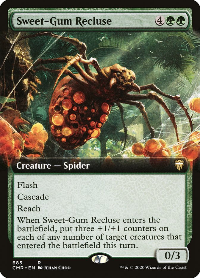 Sweet-Gum Recluse (Extended Art) [Commander Legends] - Waypoint Games CA