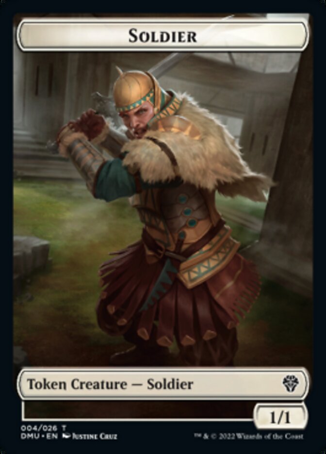 Insect // Soldier Double-sided Token [Dominaria United Tokens]