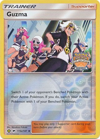 Guzma (115a/147) (Regional Championship Promo) [Sun & Moon: Burning Shadows] - Waypoint Games CA