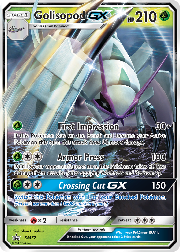 Golisopod GX (SM62) [Sun & Moon: Black Star Promos] - Waypoint Games CA