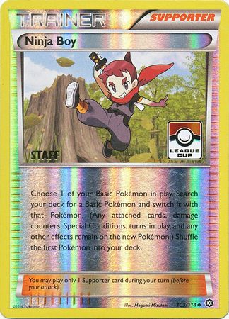 Ninja Boy (103/114) (League Promo Staff) [XY: Steam Siege] - Waypoint Games CA