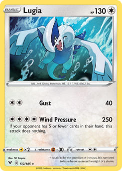 Lugia (132/185) [Sword & Shield: Vivid Voltage] - Waypoint Games CA
