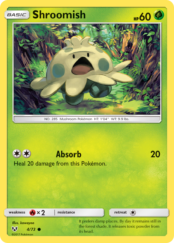 Shroomish (4/73) [Sun & Moon: Shining Legends] - Waypoint Games CA