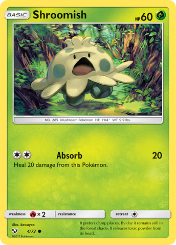 Shroomish (4/73) [Sun & Moon: Shining Legends] - Waypoint Games CA