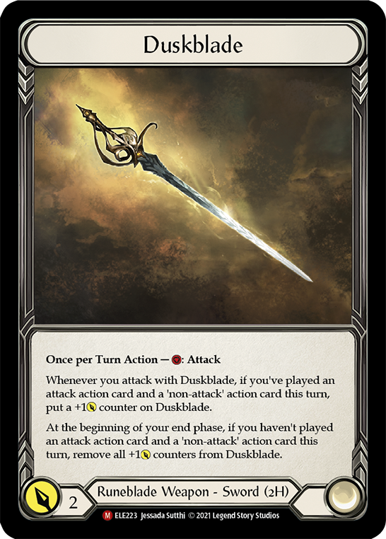 Duskblade [ELE223] (Tales of Aria)  1st Edition Cold Foil - Waypoint Games CA
