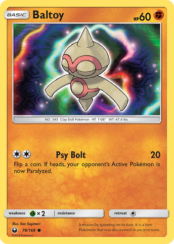 Baltoy (78/168) [Sun & Moon: Celestial Storm] - Waypoint Games CA