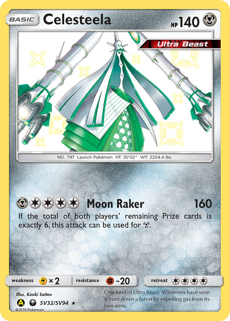Celesteela (SV32/SV94) [Sun & Moon: Hidden Fates - Shiny Vault] - Waypoint Games CA