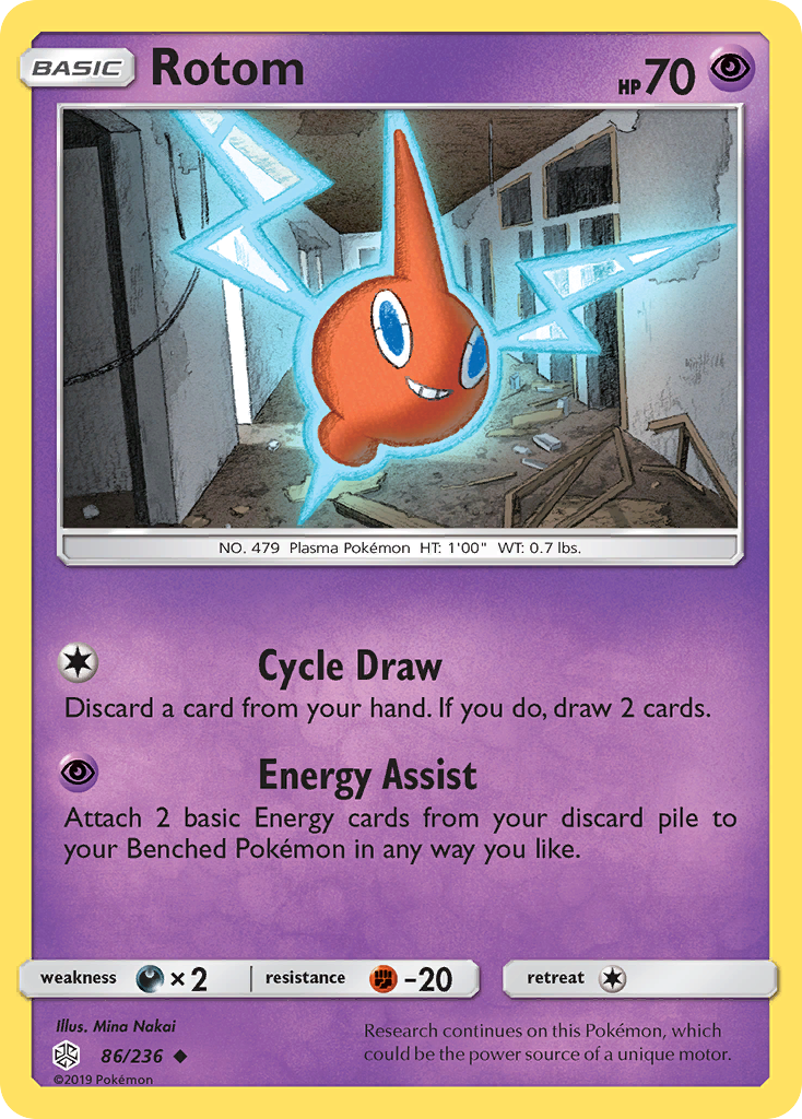 Rotom (86/236) [Sun & Moon: Cosmic Eclipse] - Waypoint Games CA