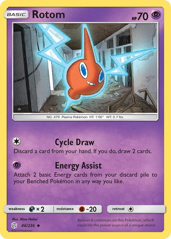Rotom (86/236) [Sun & Moon: Cosmic Eclipse] - Waypoint Games CA