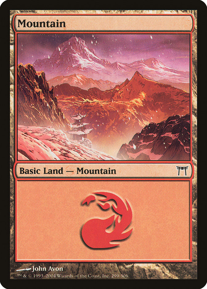Mountain (299) [Champions of Kamigawa] - Waypoint Games CA