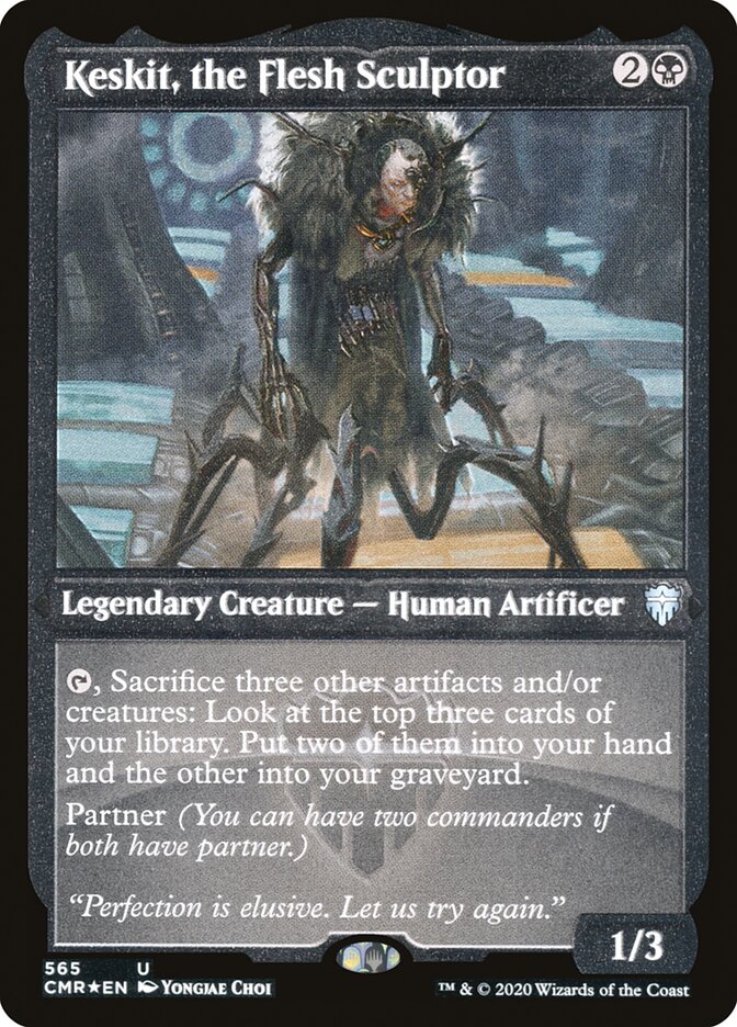 Keskit, the Flesh Sculptor (Etched) [Commander Legends]