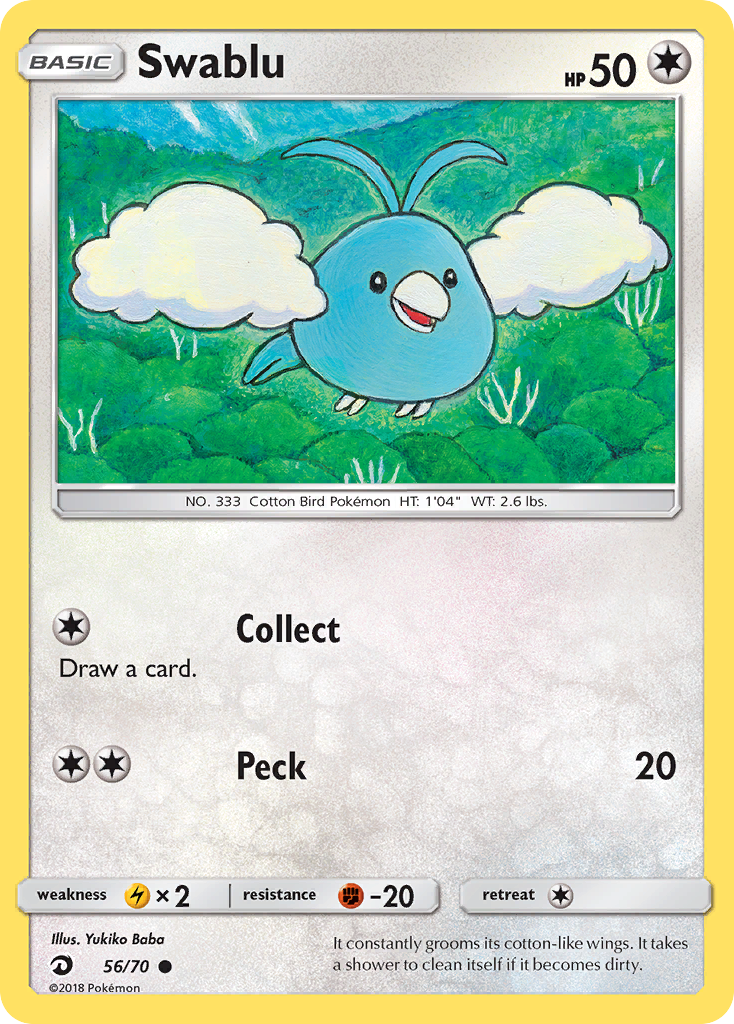 Swablu (56/70) [Sun & Moon: Dragon Majesty] - Waypoint Games CA