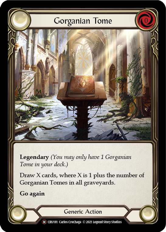 Gorganian Tome [U-CRU181] (Crucible of War Unlimited)  Unlimited Normal - Waypoint Games CA