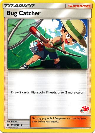 Bug Catcher (189/236) (Charizard Stamp #47) [Battle Academy 2020] - Waypoint Games CA